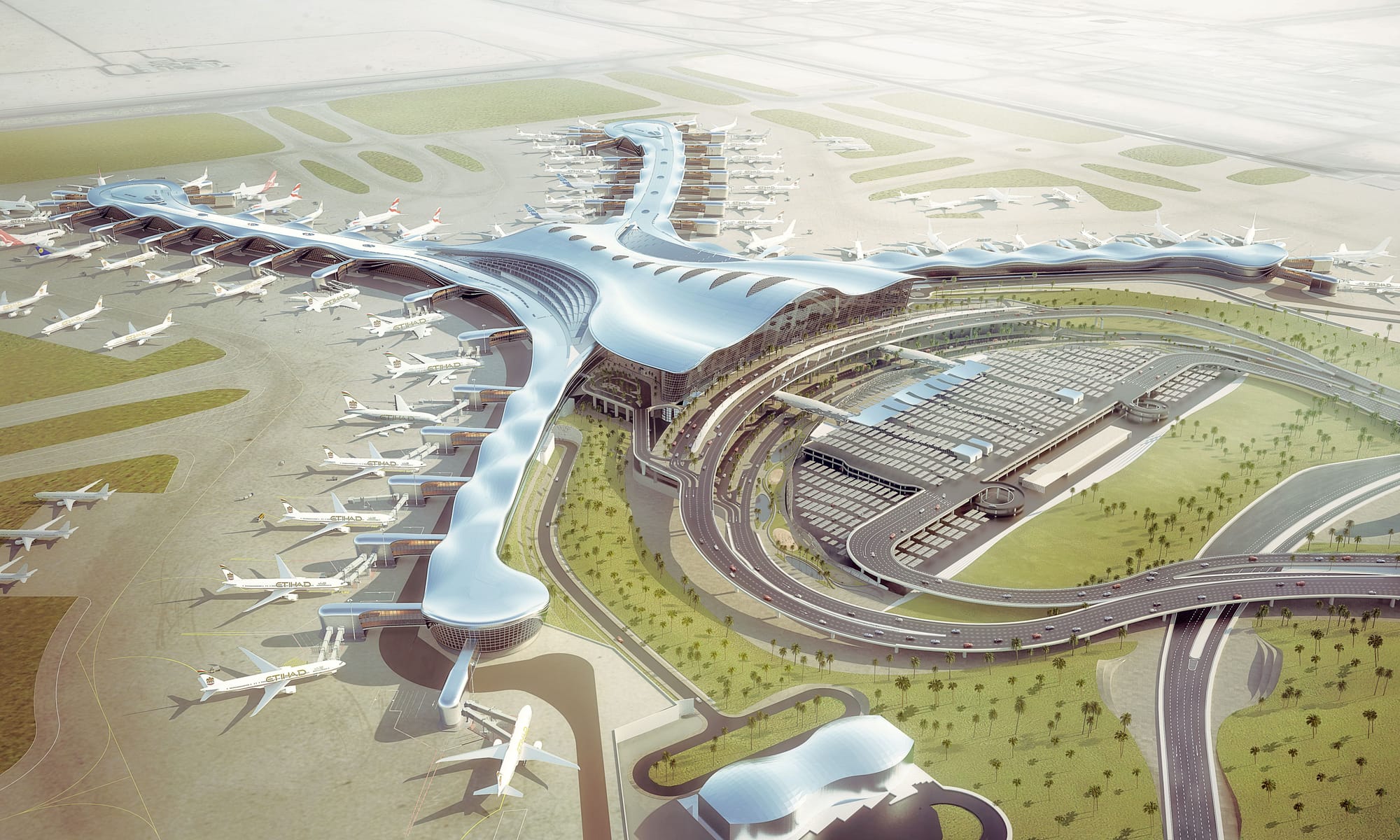 From banjo to toastrack to starfish: opportunities in the changing shape of airports and their mega-terminals